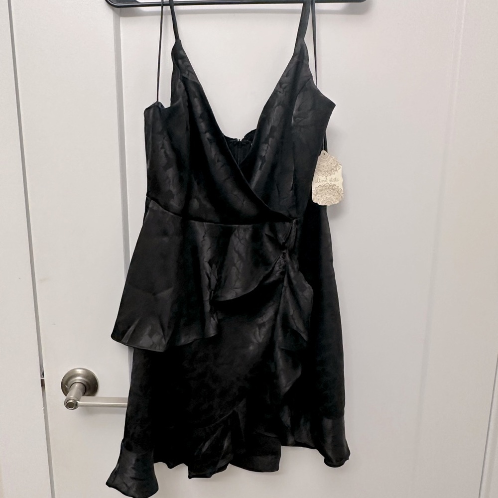 Black Satin dress
